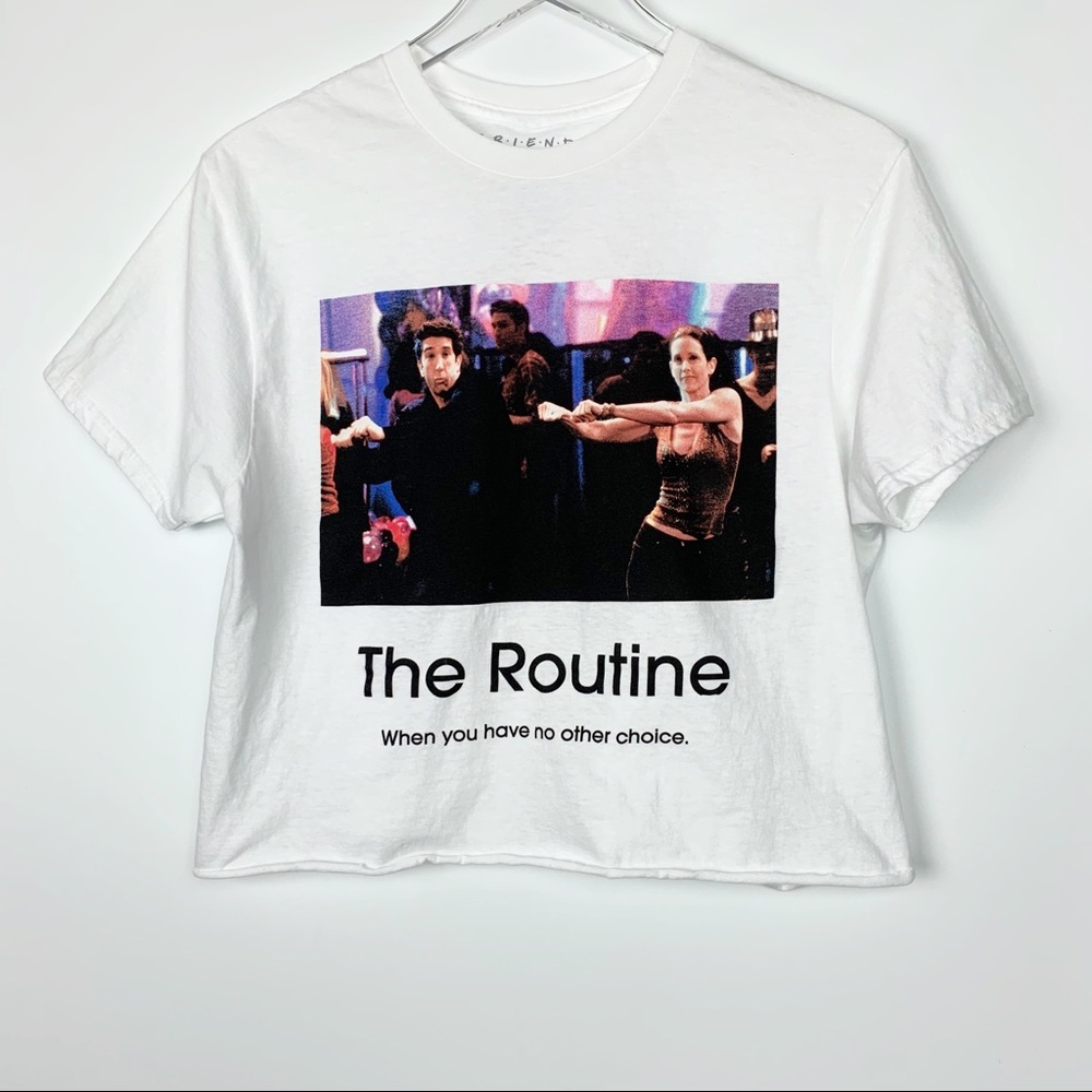 FRIENDS| TV Show Cropped Tee M New Monica Ross